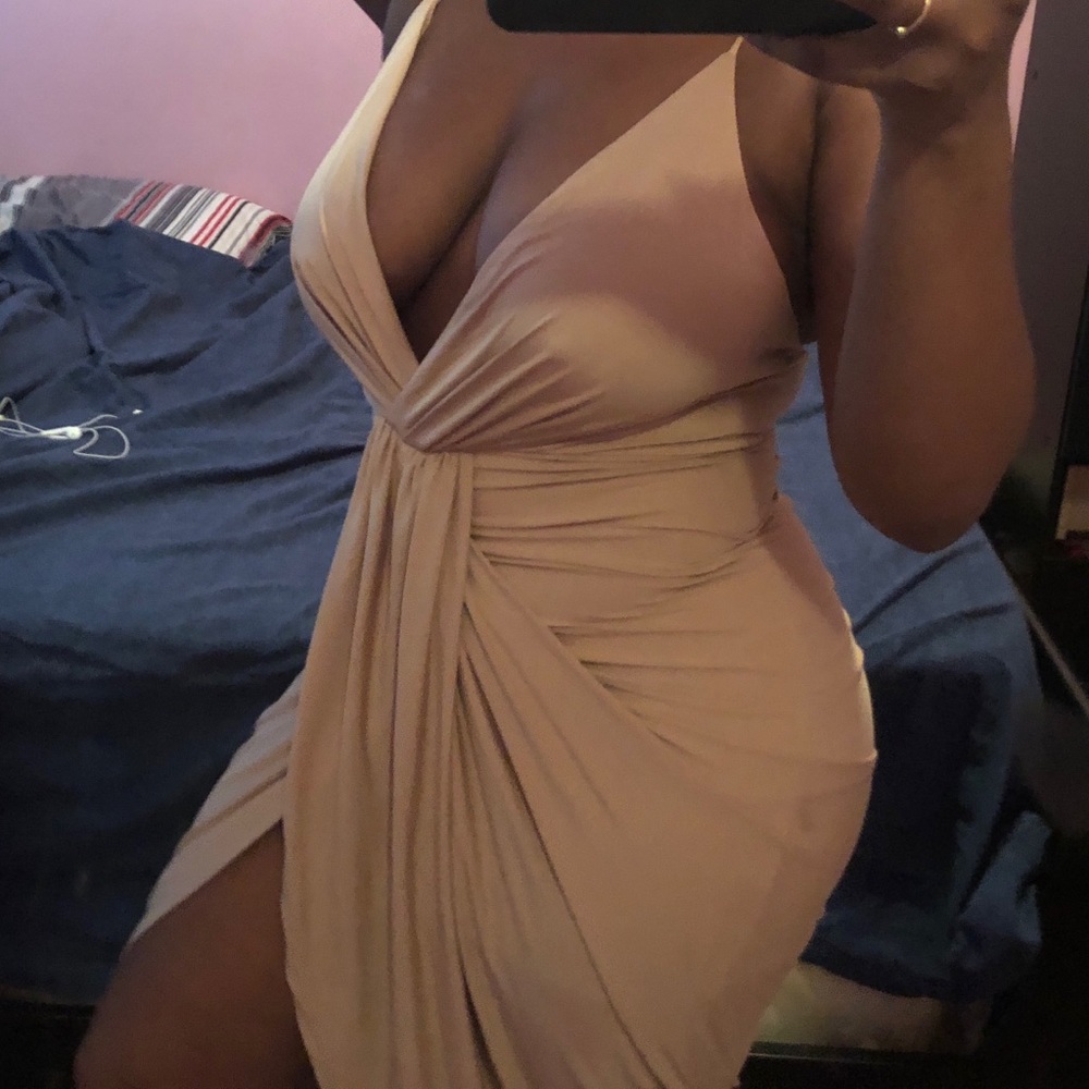 Camel colored dress
